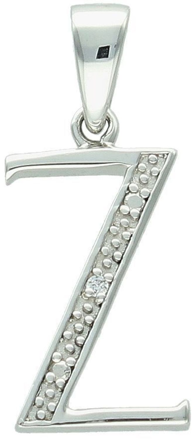 Literka srebrna próba 925, literka Z zdobiona cyrkoniami AP17-0211 Z Elegancka i subtelna literka Z wykonana z wysokiej jakości srebra próby 925, ozdobiona błyszczącymi cyrkoniami.1.jpg